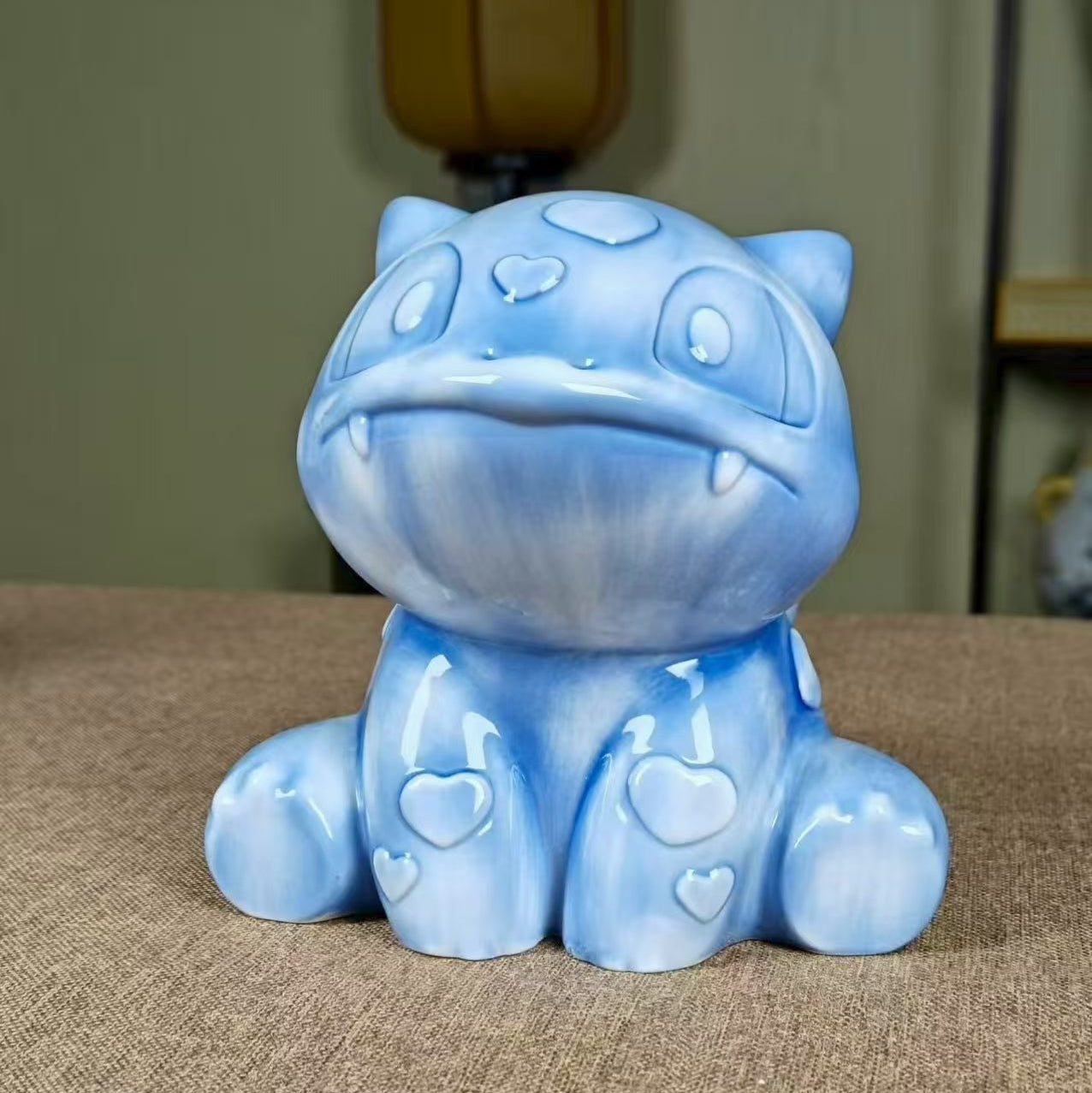 Ceramic Bulbasaur Figurine – Handcrafted Decorative Collectible