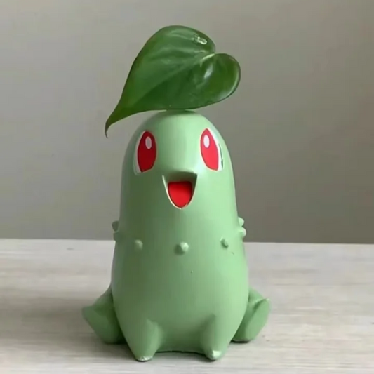 Ceramic Chikorita Planter – Playful Green Companion for Your Plants