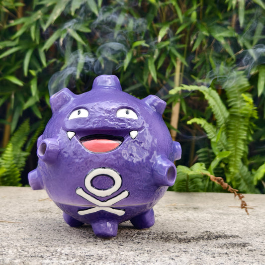 Ceramic Koffing Incense Burner – Playful Smoke Effect Collectible